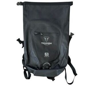 NWOT Triumph Motorcycles 25L Ultralite Roll Top Bag Black